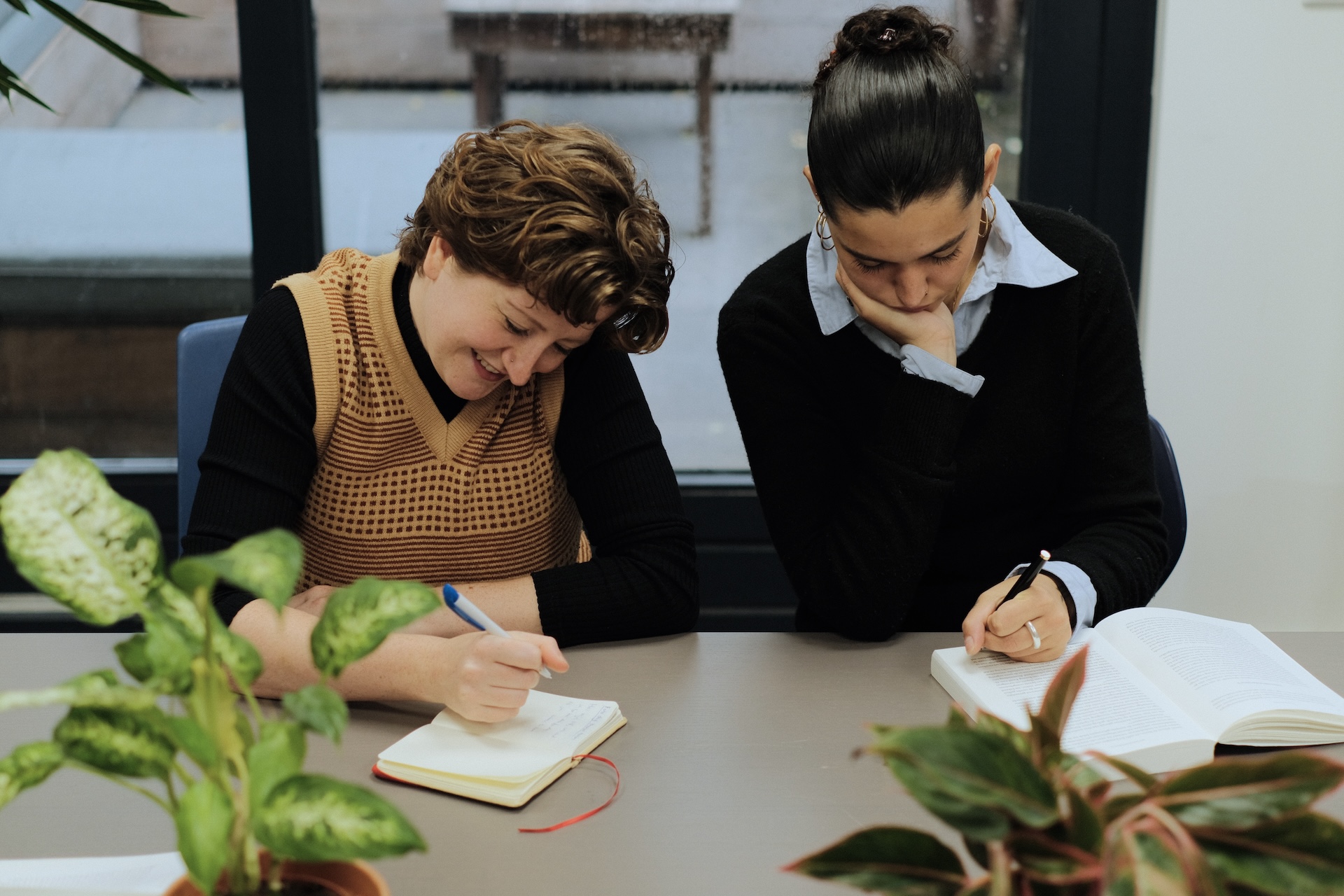 Studenten aan het studeren